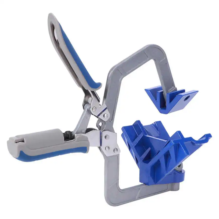 Деревообрабатывающий зажим 420 из нержавеющей стали и пластика под углом 90