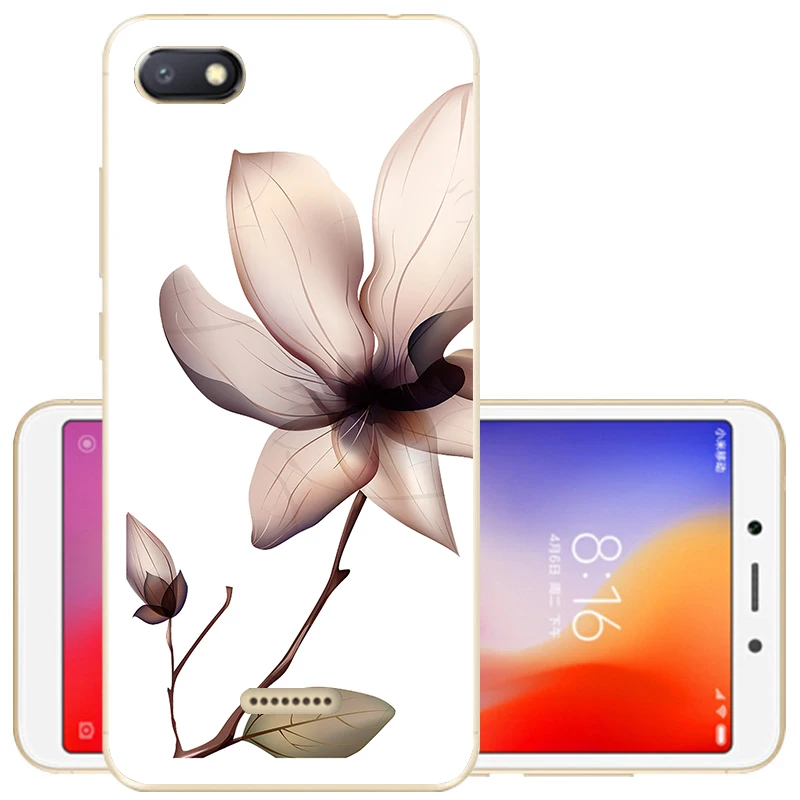Чехол для Xiaomi Redmi 6A Redmi 6, чехол для Redmi 6A Couqe, Мягкая силиконовая задняя крышка, защитный чехол из ТПУ для Redmi6 6 A, чехол для телефона s - Цвет: 39