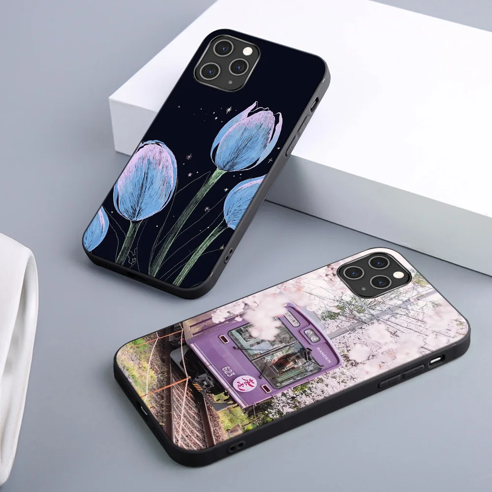 

Road Construction Transparent Case Is Suitable for IPhone 11 12 13 Pro Max SE Soft Silicone XR XS MAX X 8 7 Plus Protective Case