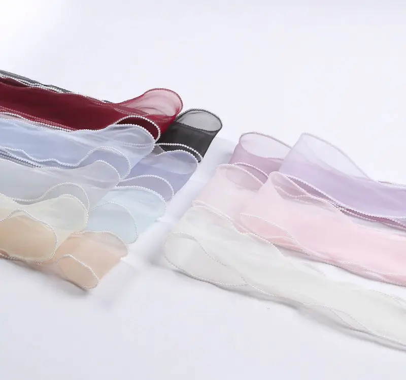 Кружевная пряжа с жемчугом 6 см заколка для волос сделай сам лента бантом