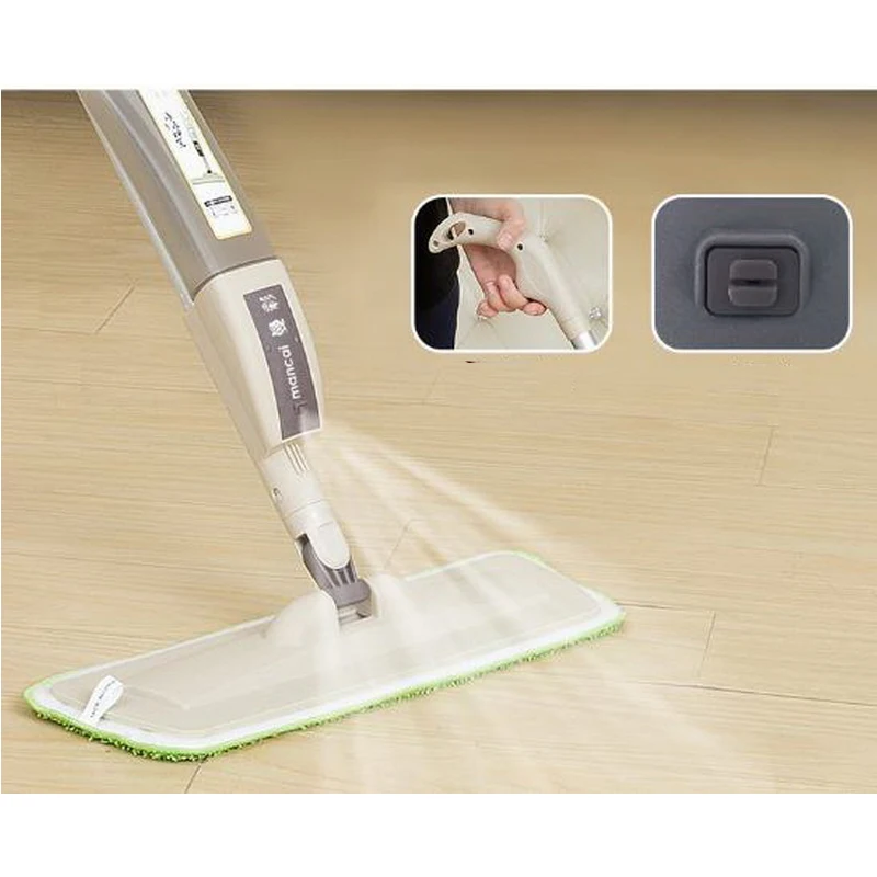 

341214/Household flat mop/Sponge handle/360 degrees can be rotated/ durable/High-quality stainless steel/Spray nozzle design