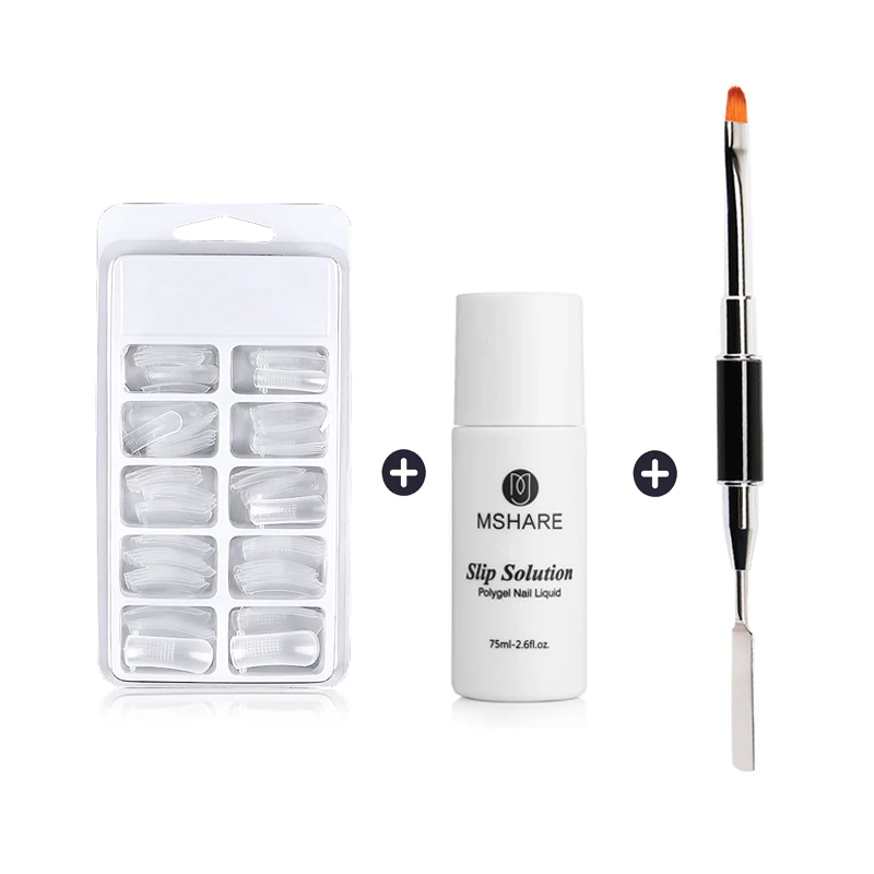 MSHARE набор акриловых гелевых инструментов накладные ногти модель форма быстрый