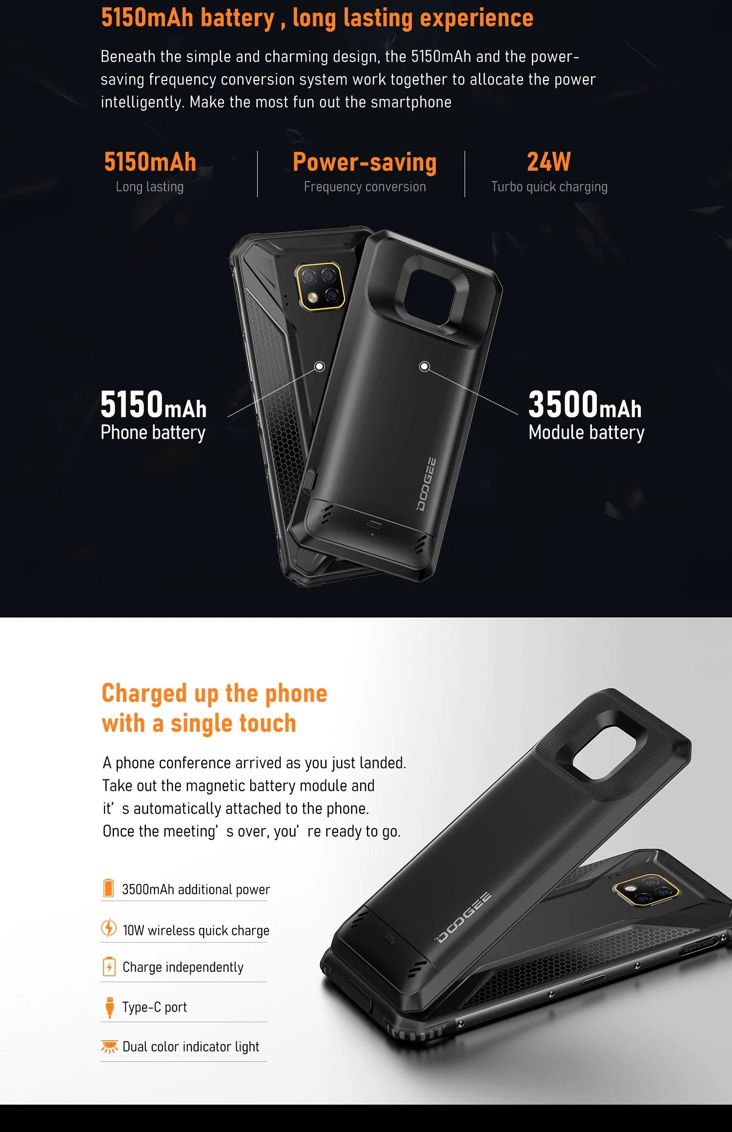 IP68 DOOGEE S95 Pro Helio P90 Восьмиядерный 8 Гб 128 ГБ 48мп камера Android 9,0 модульный прочный мобильный телефон 6,3 дюймов FHD дисплей 5150 мАч
