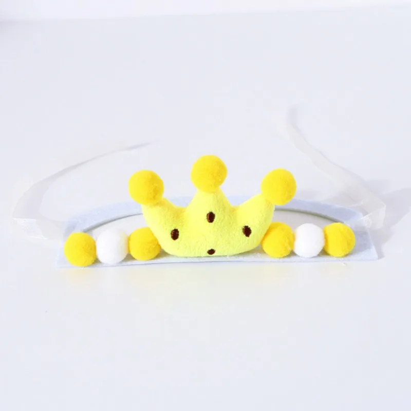 

Pet Cats And Dogs Birthday Party Three-dimensional Crown Ornaments Decorative Hats Comfortable Sunshade Pet Supplies Accessories