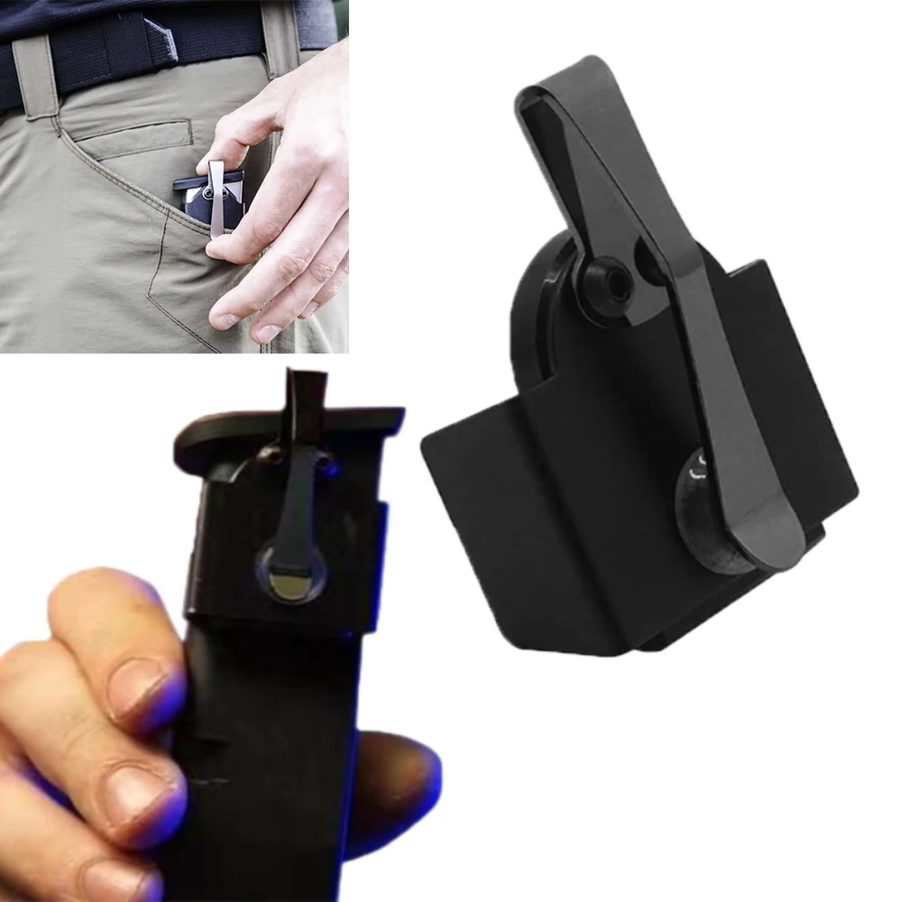 

Magnetic Pocket Magazine HolderHeavy-duty Magazine Holder for Pocket Standard Clips for 9mm / .40 S&W for Hunting