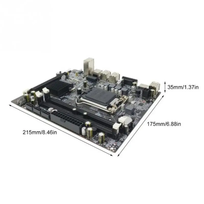 Intel H55 Socket LGA 1156 материнская плата M ATX 8 ГБ 2 DDR3 ПАМЯТЬ с USB 3,0 интегрированная графика для Xeon Core i7 i5 i3 LGA1156