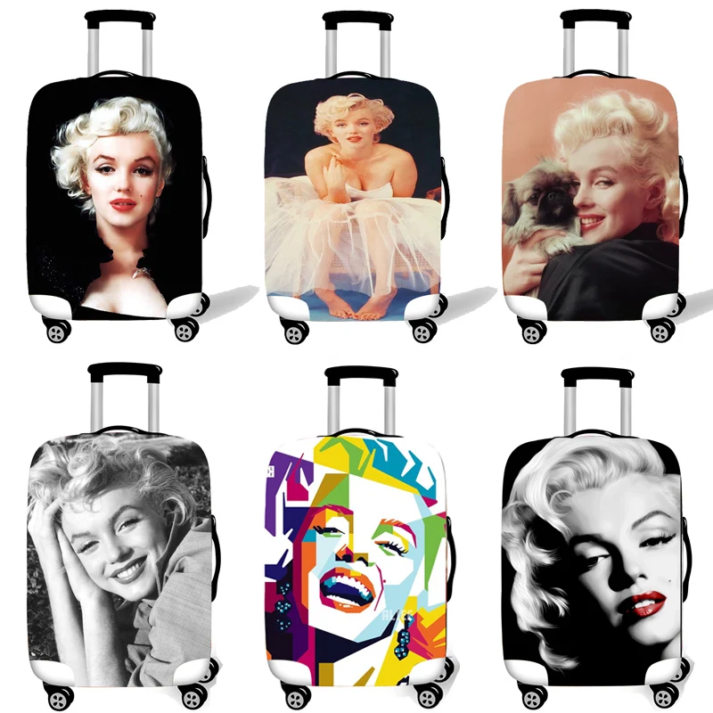 Эластичный Защитный чехол для багажа костюма защитный чехлы на колесиках 3D