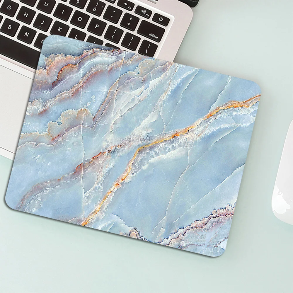 

MRGLZY Marble Computer Keyboard Carpet Pad Coaster Texture Table Mat Keyboard Rest Best Seller Small Mouse Pad Gaming Desk Pad