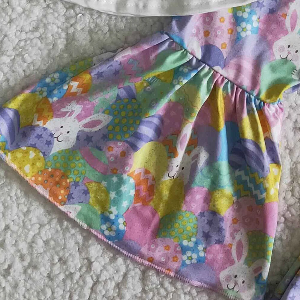 Милый кролик пасхальный грузовик штаны с колокольчиком для девочек эксклюзивные