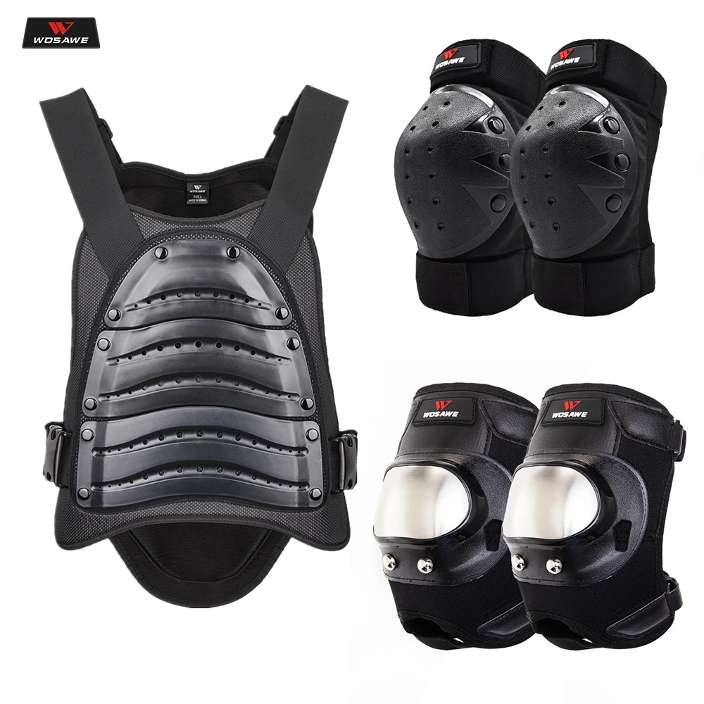 Мужская мотоциклетная Защитная куртка WOSAWE защитное снаряжение для катания на