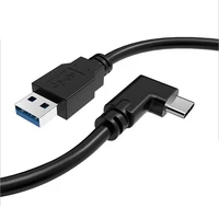 for oculus link usb c steam vr quest2 type c 3 1 data cable elbow selectable 3m5m