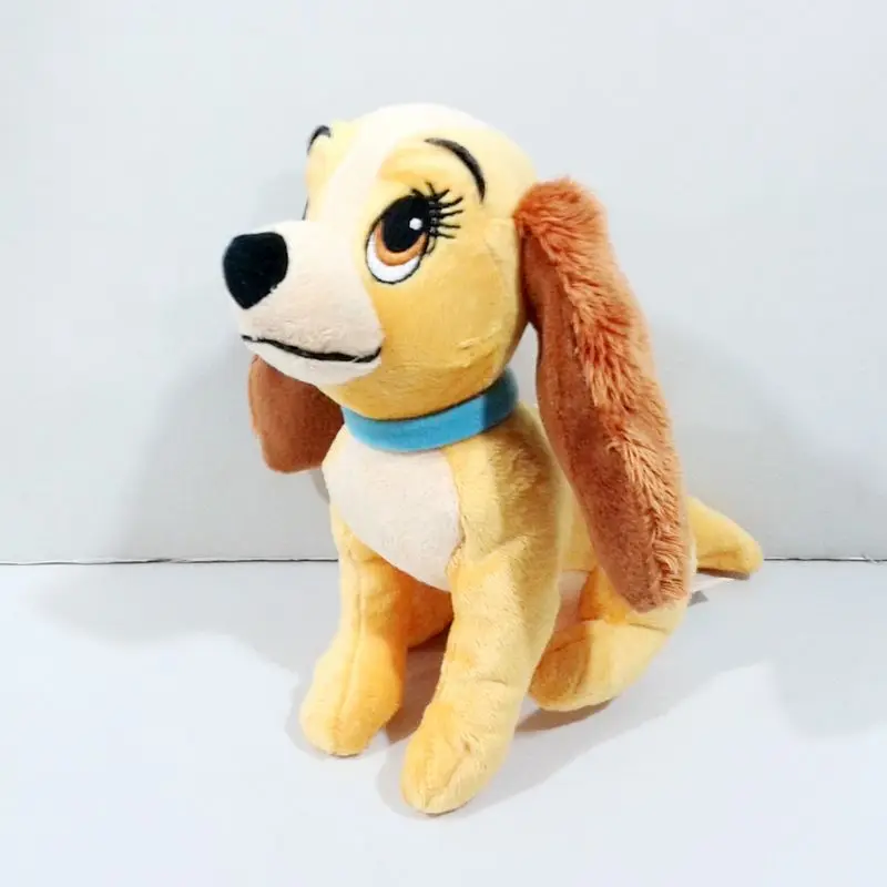 Сидит 18 см = 7 дюймов Оригинальный леди и бродяга плюшевая игрушка извилистые