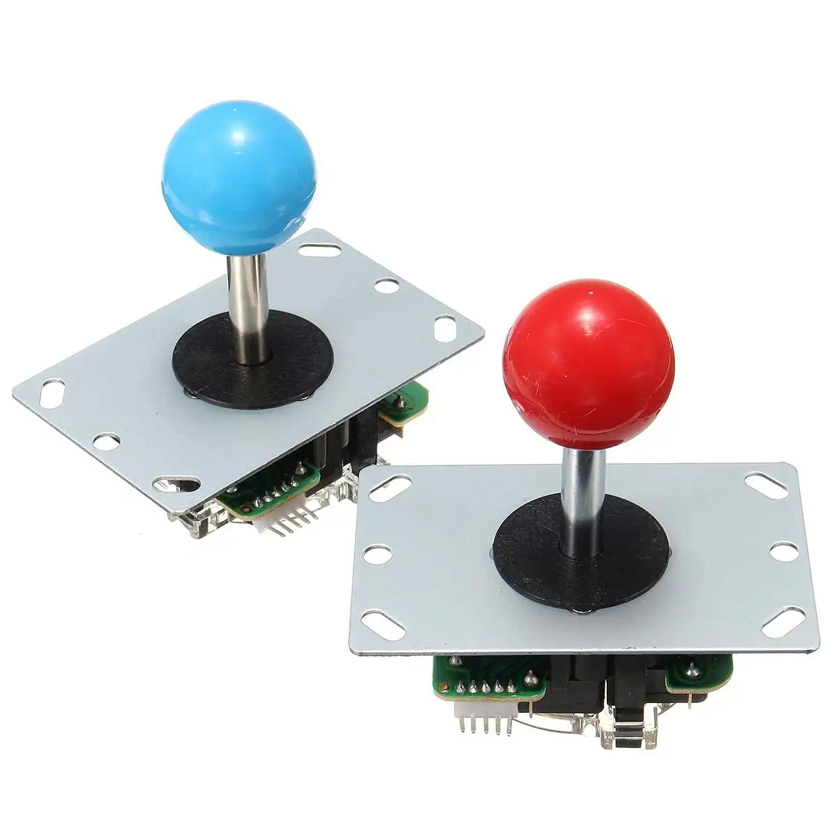

20PCS DIY Joystick Arcade Kits 2 Players With 20 LED Arcade Buttons 2 Joysticks USB Encoder Kit + Cables Arcade Game Parts Set