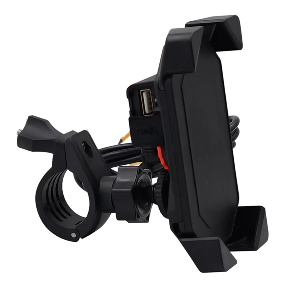 Мотоцикл USB зарядное устройство руль мобильный телефон PGS крепление держатель