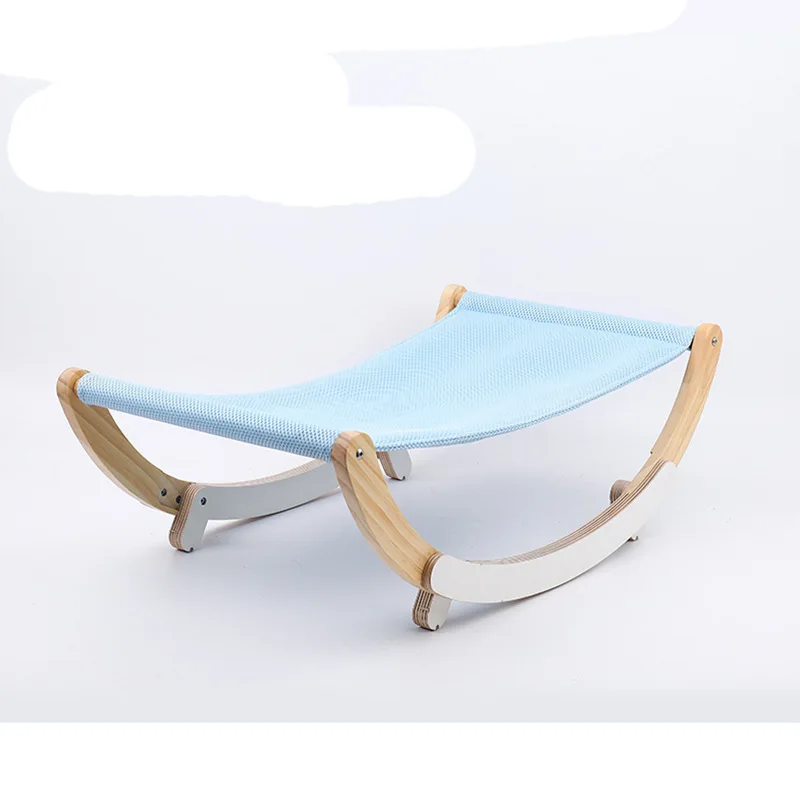 Cat hammock cat nest solid wood breathable cradle pet bed four seasons pets supplies | Дом и сад