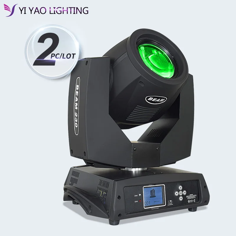 Фото 7R 230 Вт движущаяся головка Led Light 14 цветов + 17 Gobos сценический bechen Beam 16CH 2 шт./лот 7R 230 Вт движущаяся головка Led Light 14 цветов + 17 Gobos сценический bechen Beam 16CH 2 шт./лот