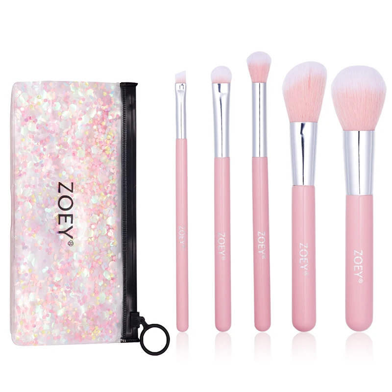 Набор кистей для макияжа 5 шт./компл. тона пудры румян теней консилера помады глаз
