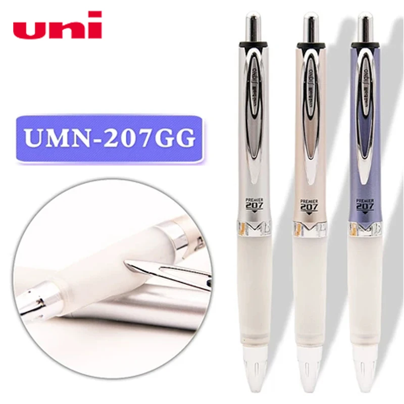 1 шт. Uni гелевая ручка UMN 207GG мягкая быстросохнущая сменная 0 5|gel pen|gel pen brandspen gel |