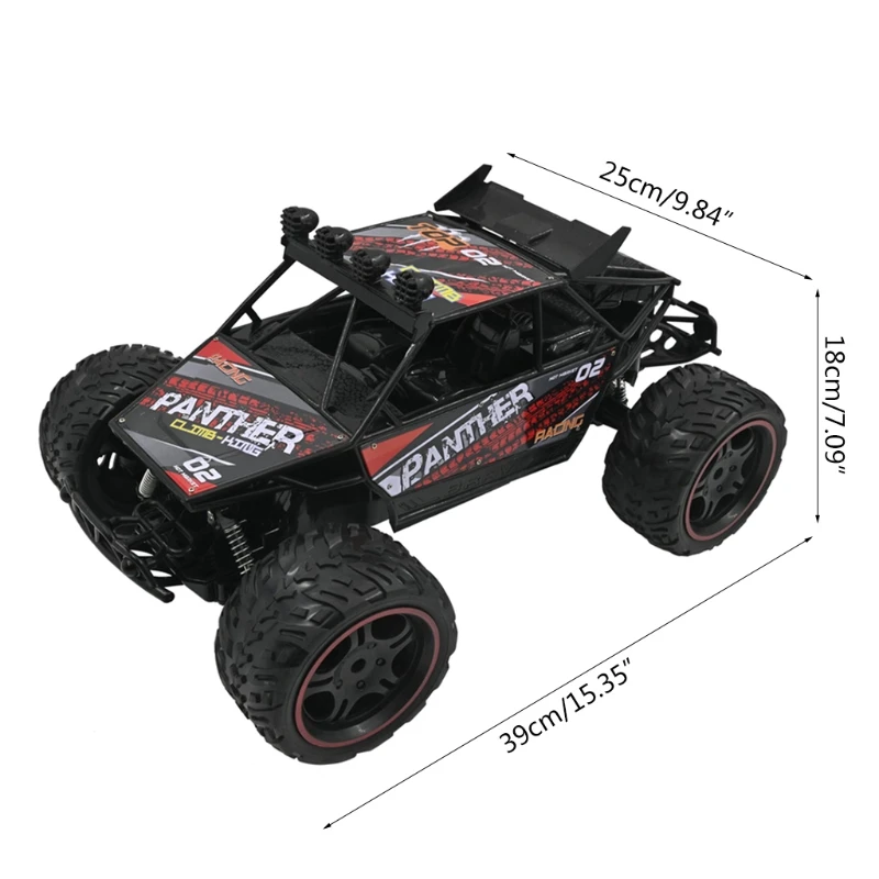 

RC Car Model Toy 1/10 Scale 4WD 2.4GHz Remote Control Electric High Speed Four-wheel Drive Racing Car Children Gift