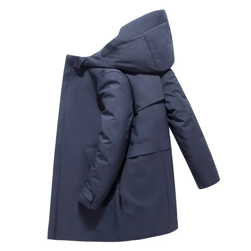 

2020 Winter Down Jacket Fashion High Quality Men's Trousers Thick Warm Jacket Men's Black Blue Gray Brand Clothing M-3XL