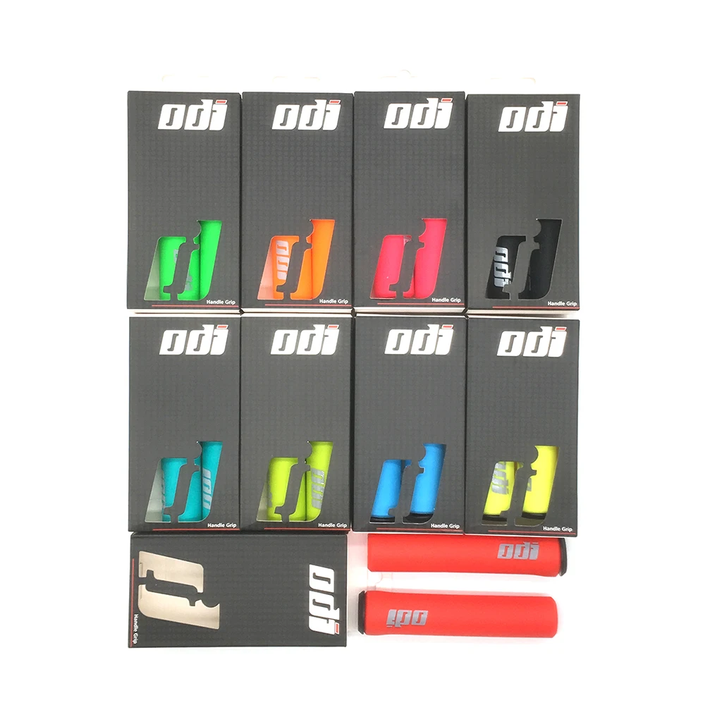 Велосипедные Грипсы ODI противоударные силиконовые для горного велосипеда ультра