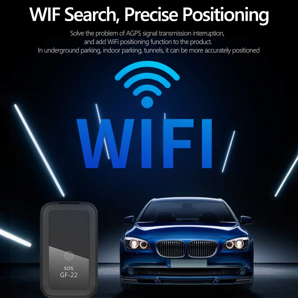GF-22 GPS Tracker Shock Alarm SOS Tracking Device for Car Motorcycle Vehicle Mini Magnetic Locator | Автомобили и мотоциклы