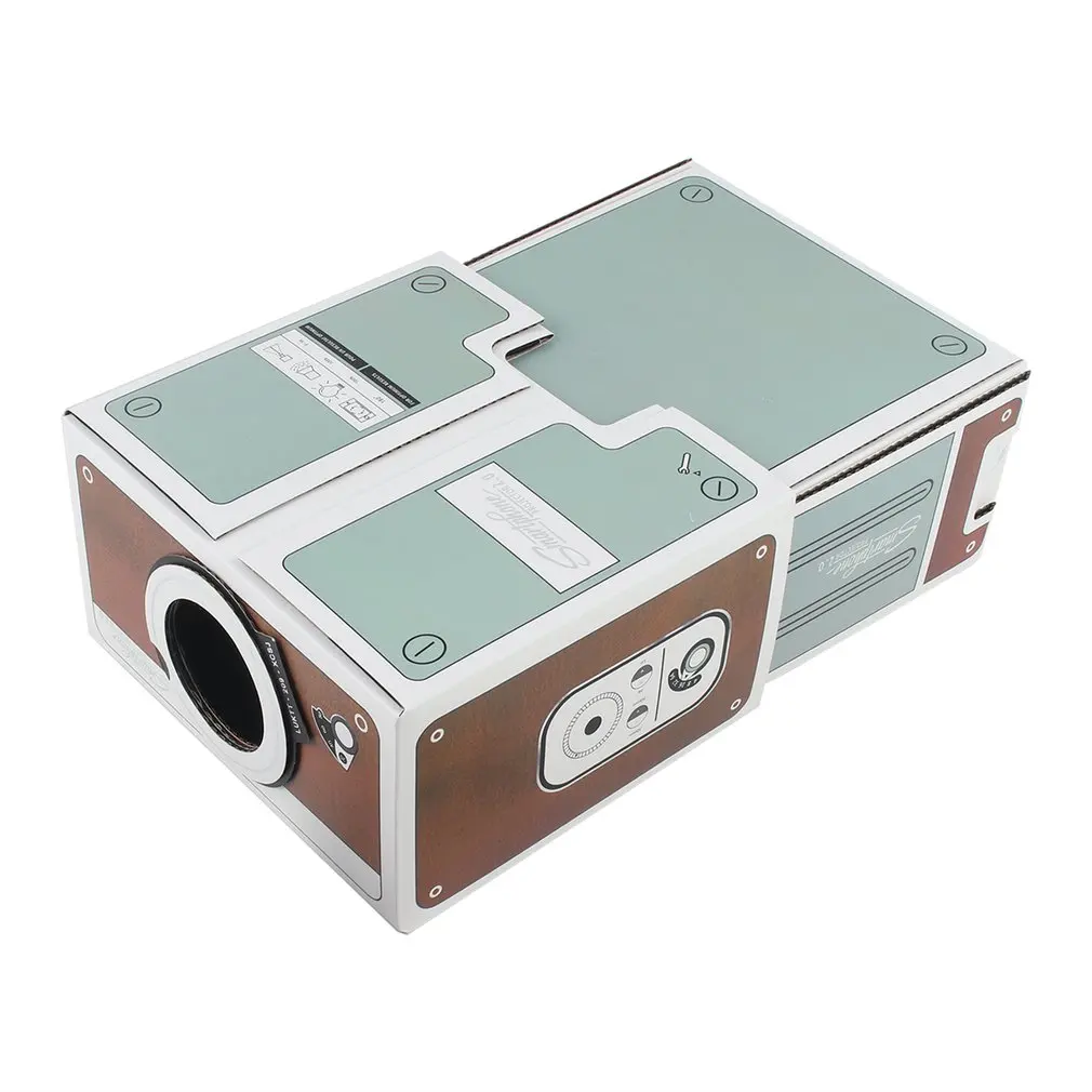 Компактный развлекательный проектор второго поколения сделай сам для смартфона