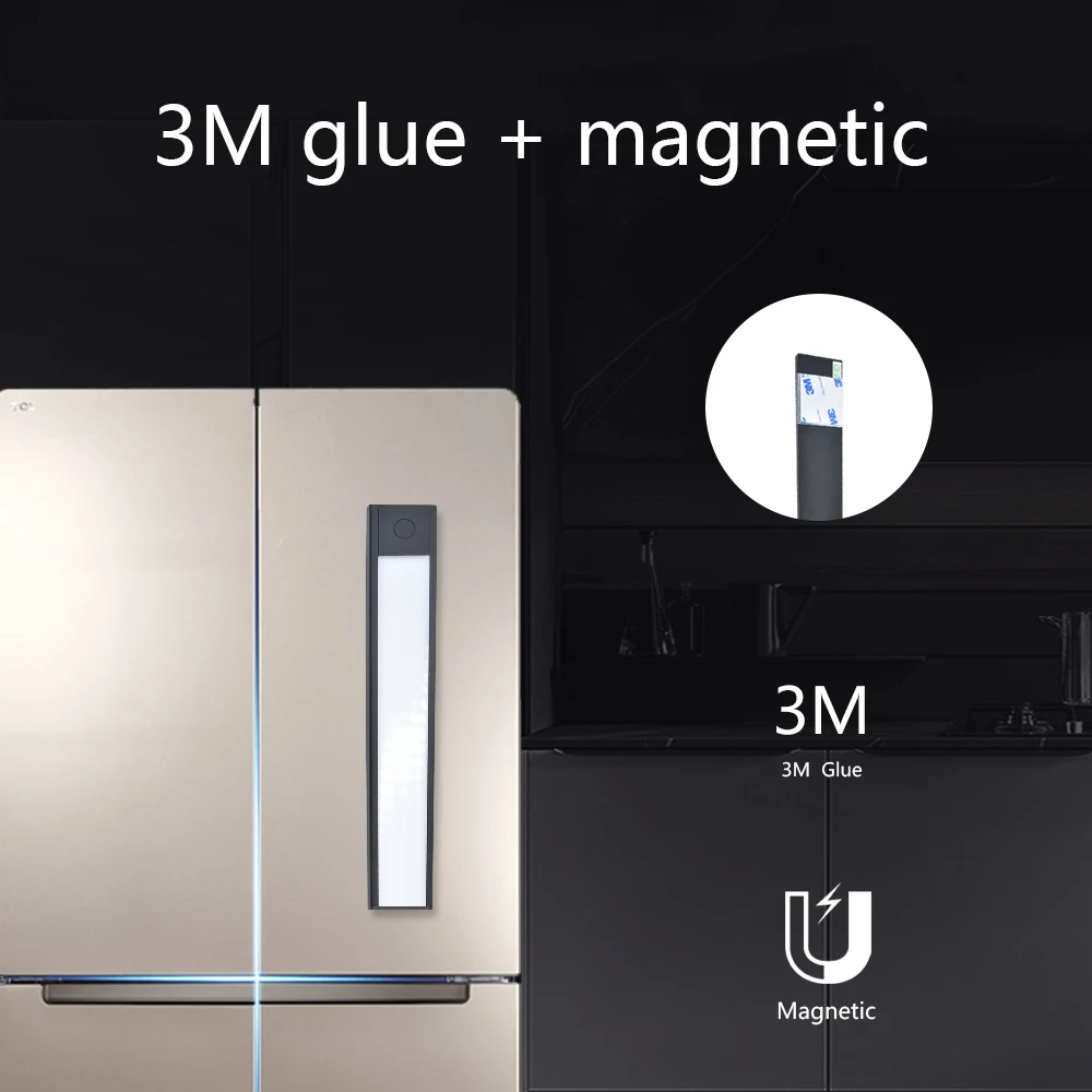 sensing led under kitchen cabinet closet light usb rechargable hand sweep wall lamps 3mode reading bedroom light for wardrobe free global shipping