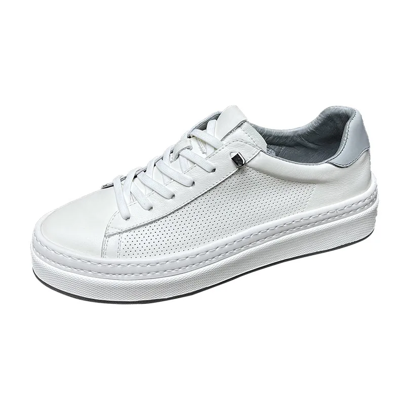 

Кроссовки мужские с мягкой подошвой, дышащие модные повседневные ботинки из воловьей кожи, в британском ретро стиле, повседневная обувь для...