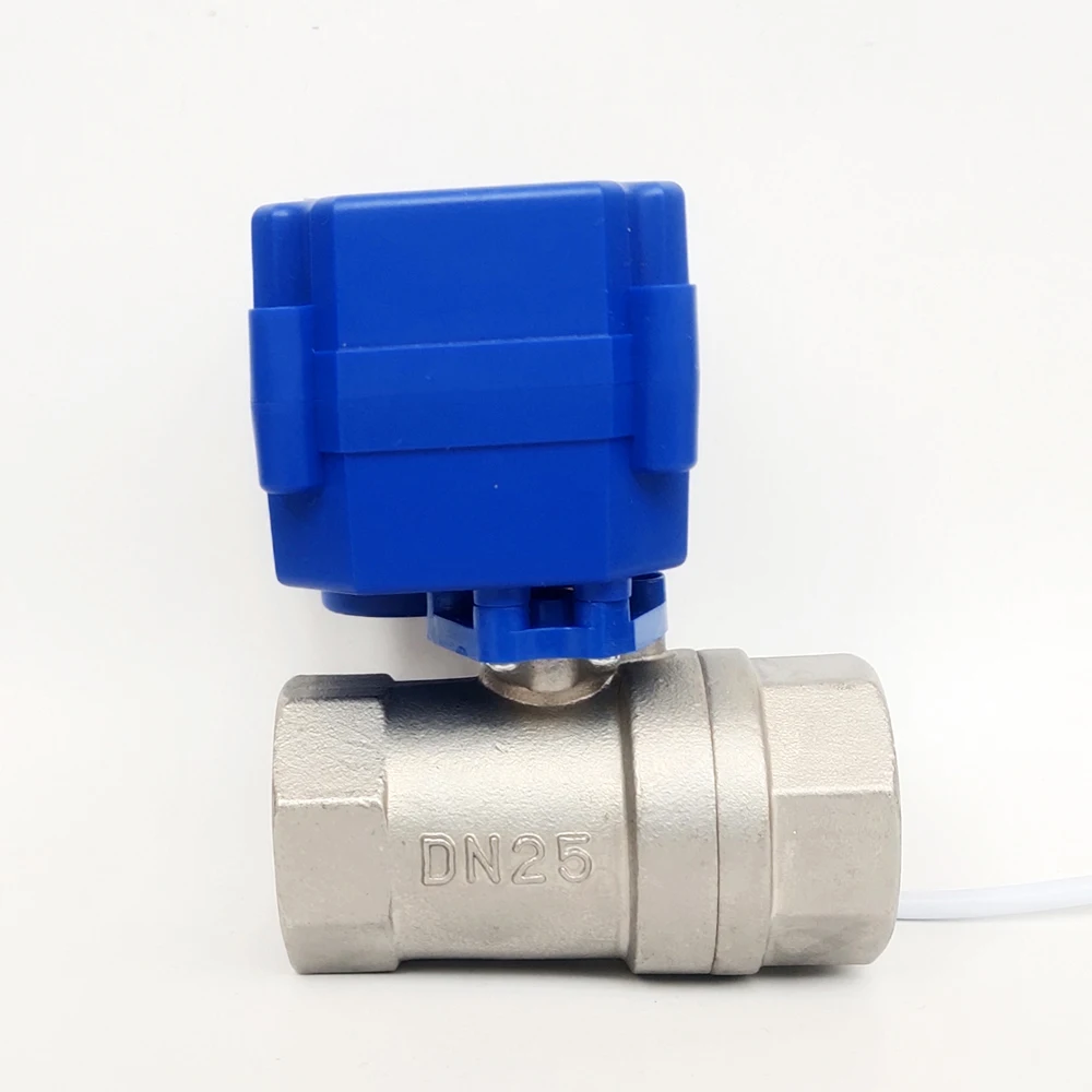 Миниатюрный Электрический клапан 1 дюйм 3 провода (CR02) моторизованный с 12 В