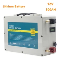 12v 300ah lithium battery pack 12v lithium battery pack 300ah with 20a charger for rv%ef%bc%8csolar energy led light golf cart etc