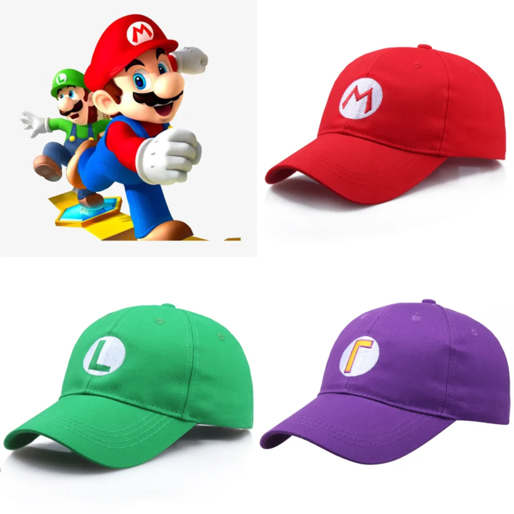 

Super Brothers Baseball Caps Embroidery Game Cosplay Visors Party Women's Snapback Cap Cotton Fahsion Men's Trucker Dad Hat Bone