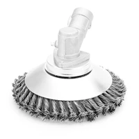200mm steel wire trimmer head grass brush cutter dust removal weeding plate for lawnmower