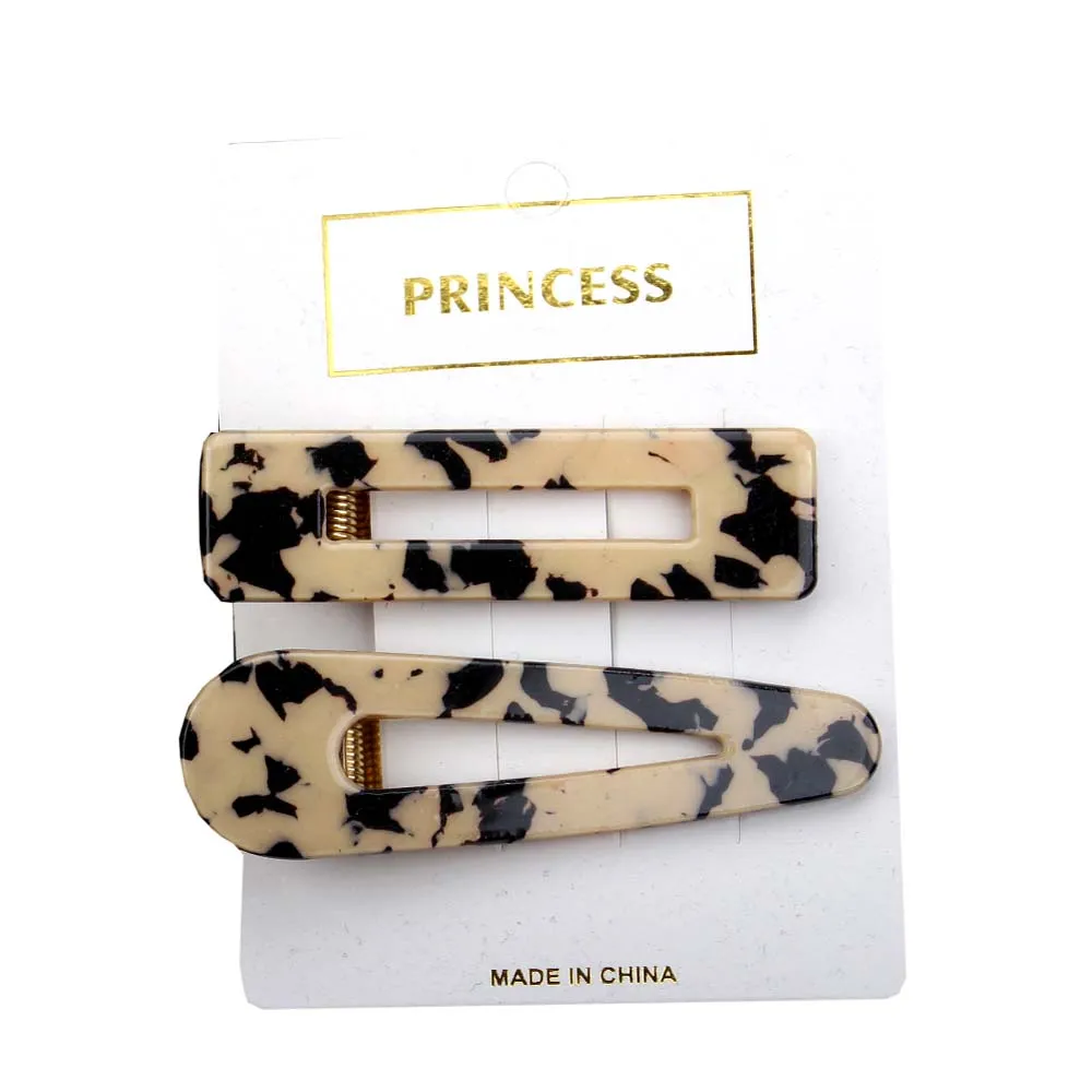 Комплект из 2 предметов Для женщин и девочек акриловые полые капли прямоугольник