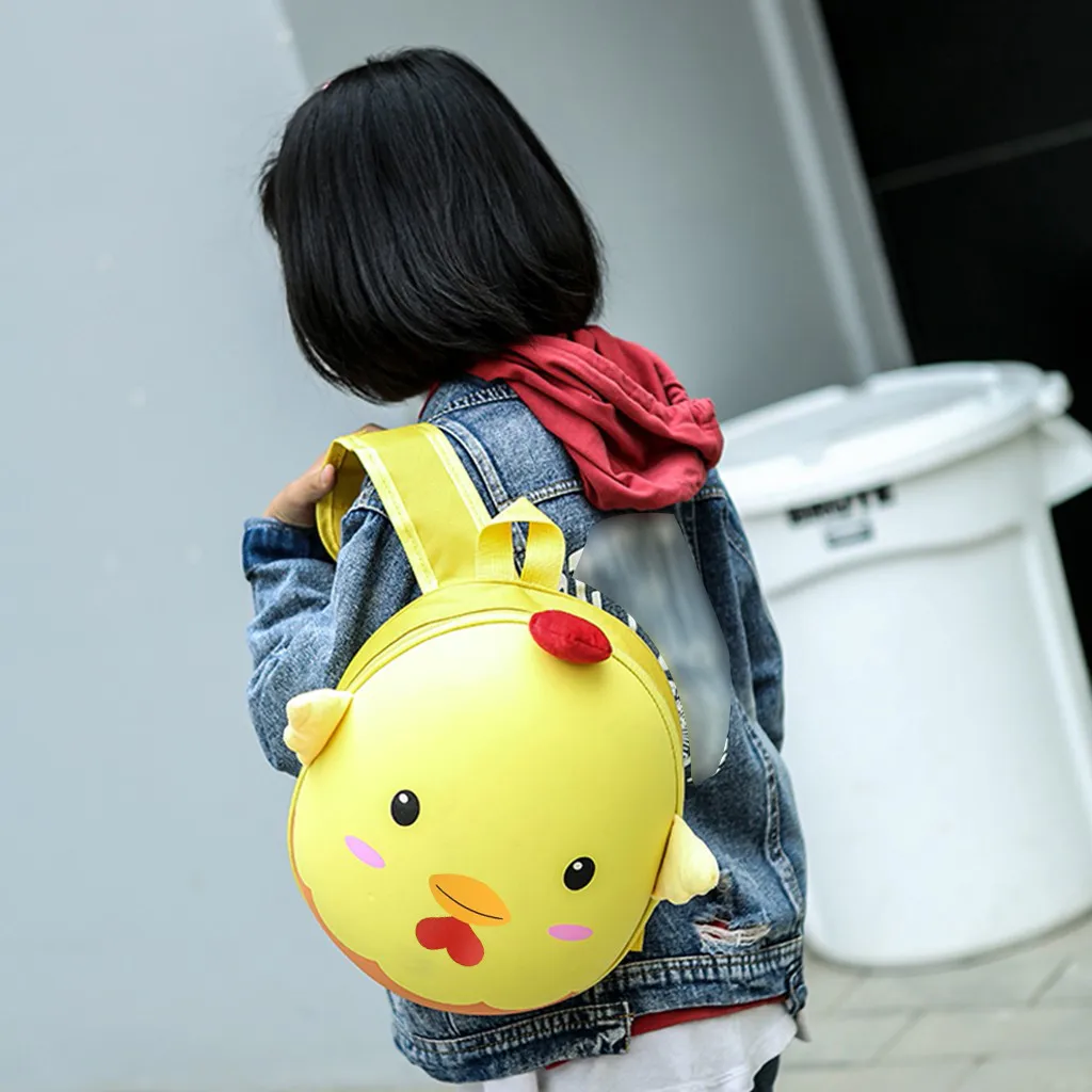 Инсулярные детские сумки для мальчиков и девочек Модный милый рюкзак с объемным