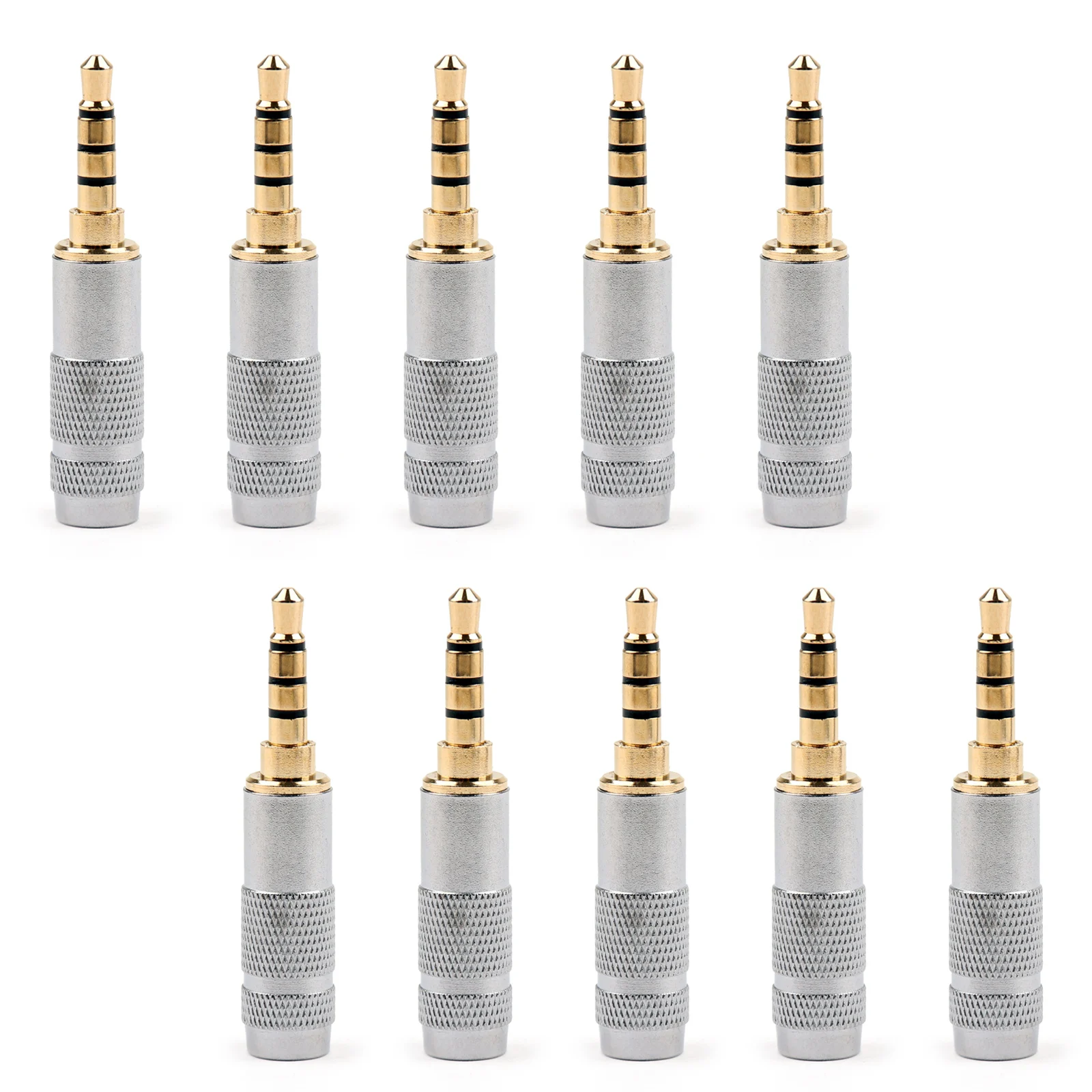 

Artudateh 4 шт./10 шт. 3,5 мм 4-полюсный стерео разъем аудио припой для ремонта наушников в европейском стиле соединительные детали