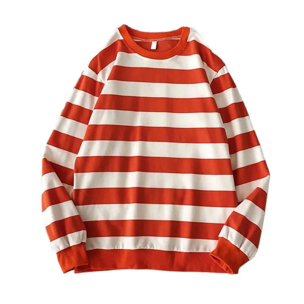 

Great Spring Winter Top White Male Stripe All Match Quick Dry Student Shirt Streetwear Student Shirt Oversize