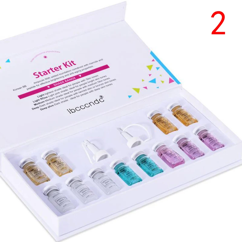 12 шт./компл. BB крем ампулы усилитель для лица Отбеливание акне исцеление лечение