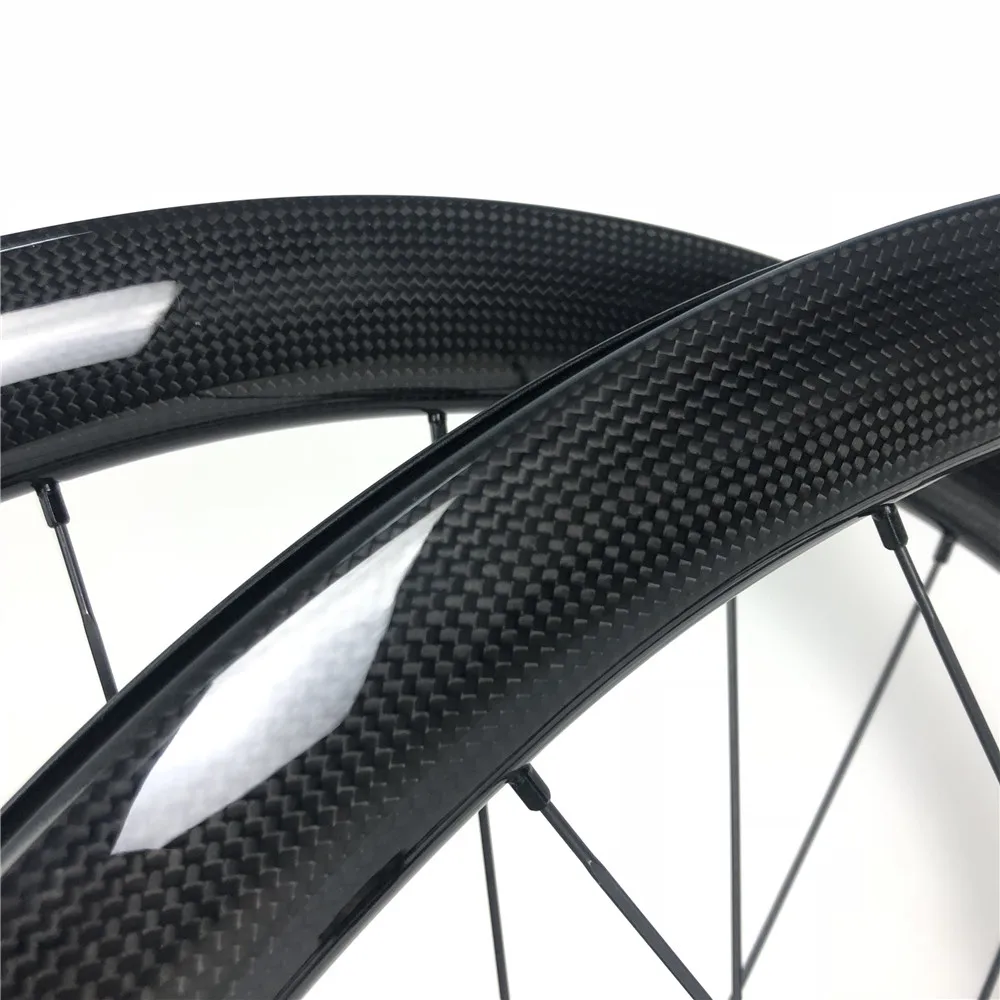 Углеродное колесо для шоссейного велосипеда 25/27 мм ширина трубчатого клинкера