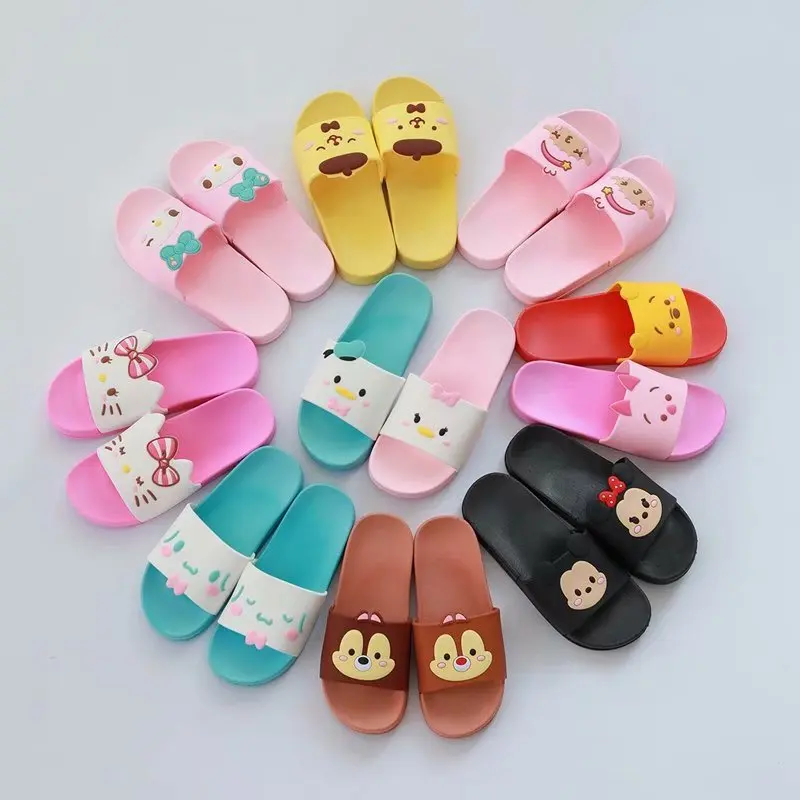 Милый Микки и Минни Маус собака с большим ухом Домашние тапочки для ванны