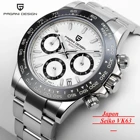Часы PAGANI Design Мужские наручные кварцевые, Брендовые спортивные водонепроницаемые Роскошные с хронографом и сапфировым стеклом из нержавеющей стали, 2021