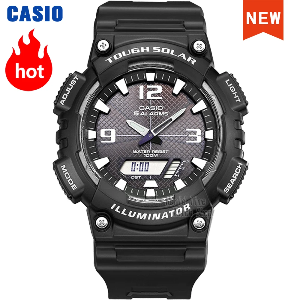 Часы Casio часы мужские для мужчин солнечная энергия топ роскошные набор
