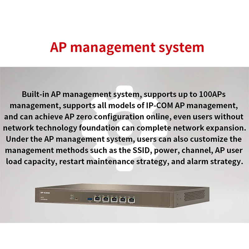 IP-COM M50 200-Person Enterprise Router 5 10/100/1000M RJ45 порт Roteador 800 MHZ сетевой Ретранслятор с поддержкой
