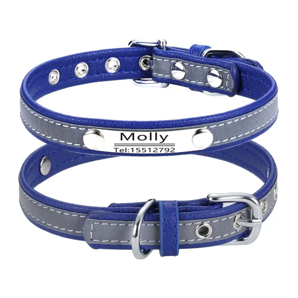 Ошейники для собак с защитой от потери идентификационная бирка именем собаки