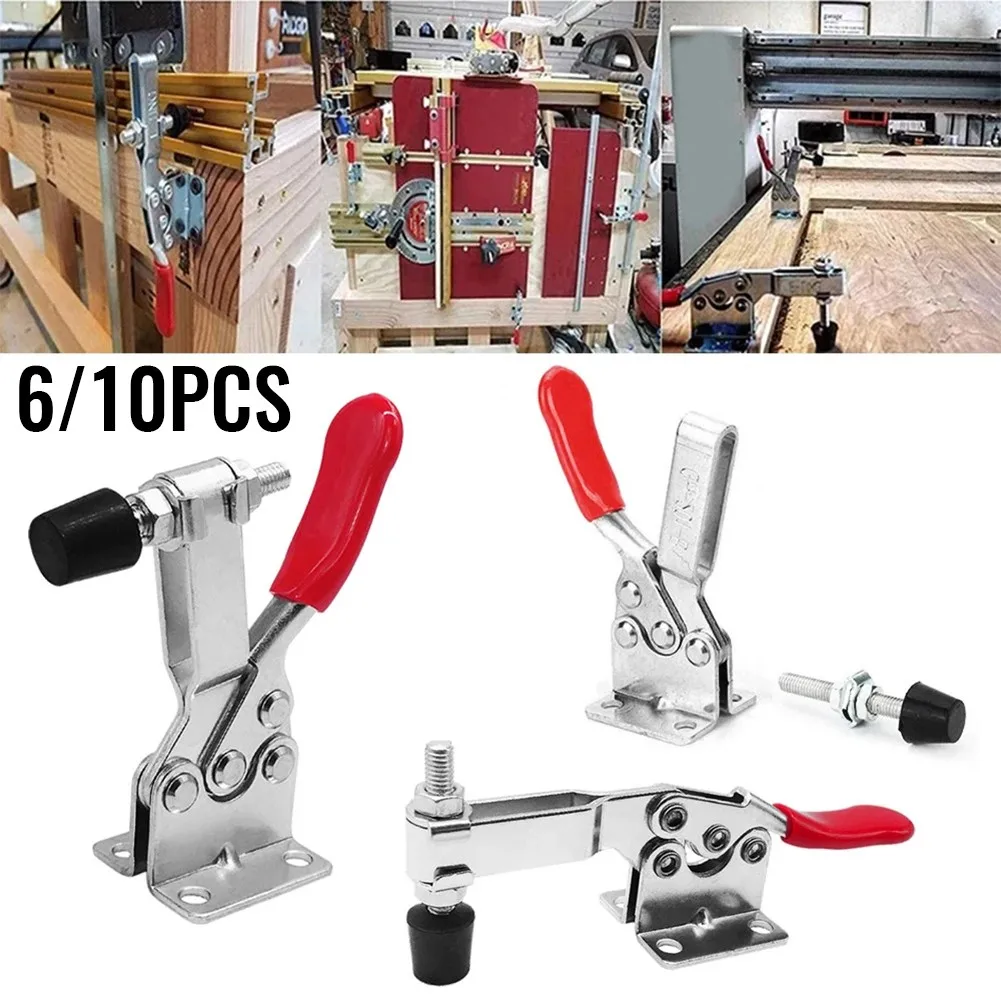 

Welding 6/10pcs Wood Processing Quick Clamps Fixing GH-201B Galvanized Iron