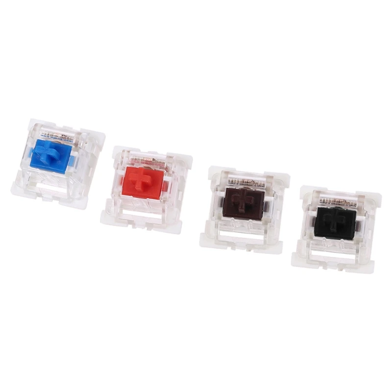 Outemu 3Pin Switches black red brown blue SMD LED Switch for Mechanical Keyboard replacement for Cherry MX Gateron DIY