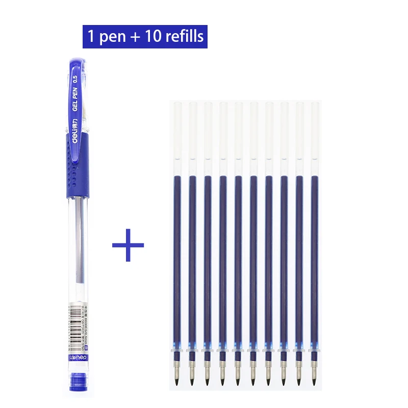 0 5 мм пуля гелевая ручка цвет: черный Синий Красный канцелярский подарок для