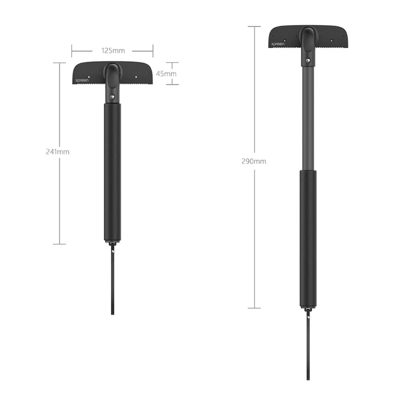 

Men Back Shaver Adjustable Stretchable Hair Trimmer Leg Razor Long Handle Removal Shaving Self Groomer Tool