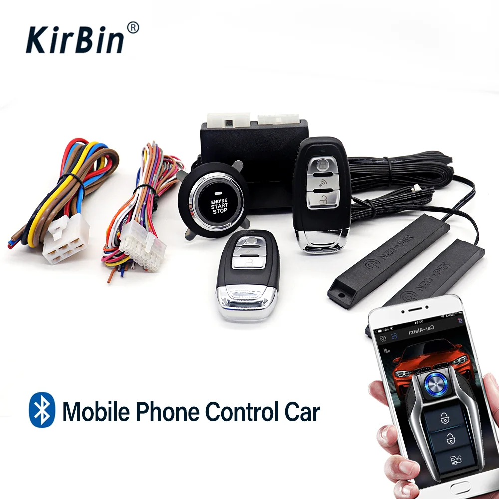 

Car Intelligent Security System Push Start System Keyless Entry Remote Ignition Auto Start Kit Start Stop System Car Accessories