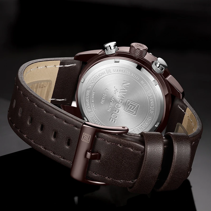 

Luxury Brand NAVIFORCE Quartz Watches Mens Waterproof Wristwatch LED Digital Sport Male Business Watch Clock Relogio Masculino